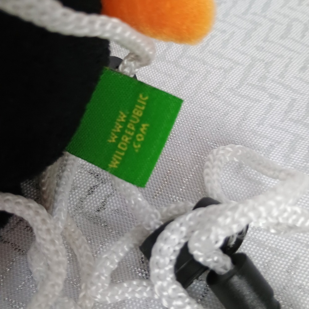 Wild Republic Penguin Plush Clasp Coin Purse 6"Wallet Breakaway Strap Kids - Picture 7 of 9